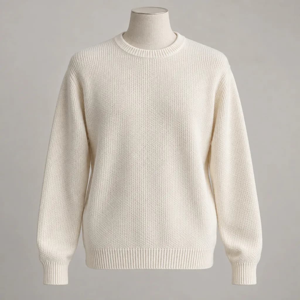 Crewneck Pullover knitwear style