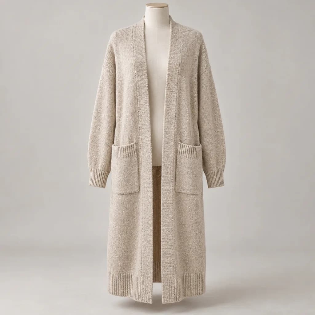 Long Cardigan knitwear style